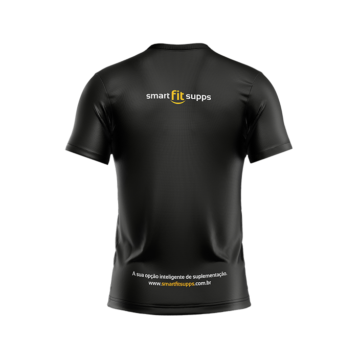 Camiseta Preta Suplemento - Smart Fit Supps