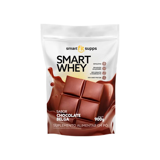 Smart Whey Smart Fit Supps Whey Protein sabor Chocolate Belga
