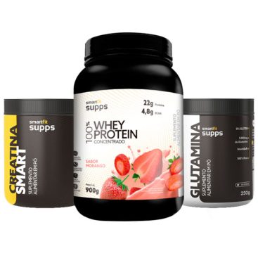 kit hipertrofia smart fit supps