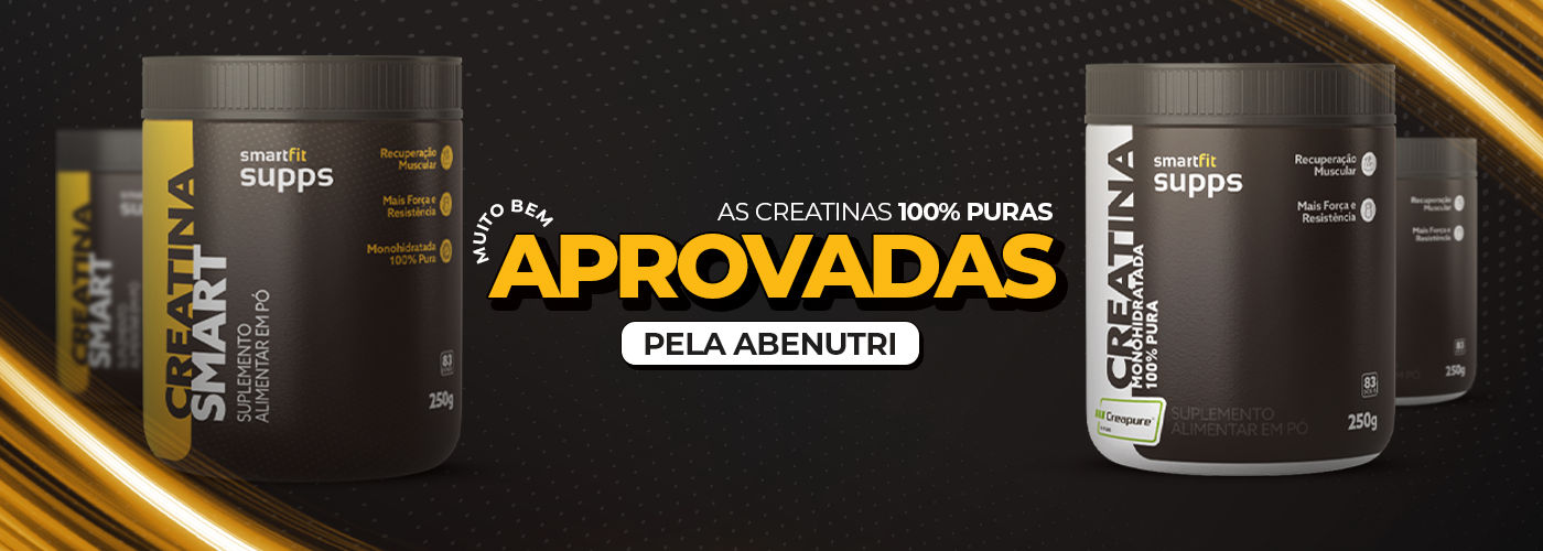 SmartFit Supps - banner Creatina Aprovada Abenutri